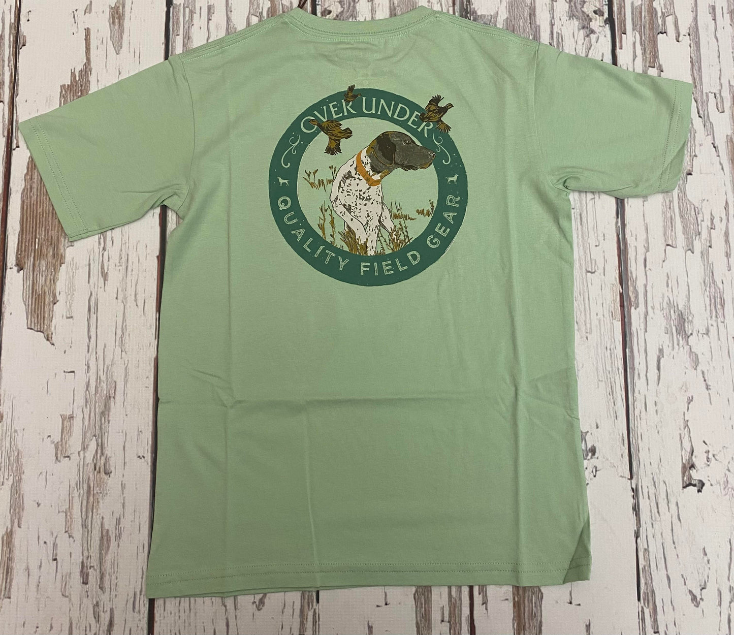 Over Under Pointer Hunting S/S Tee -Green Tea