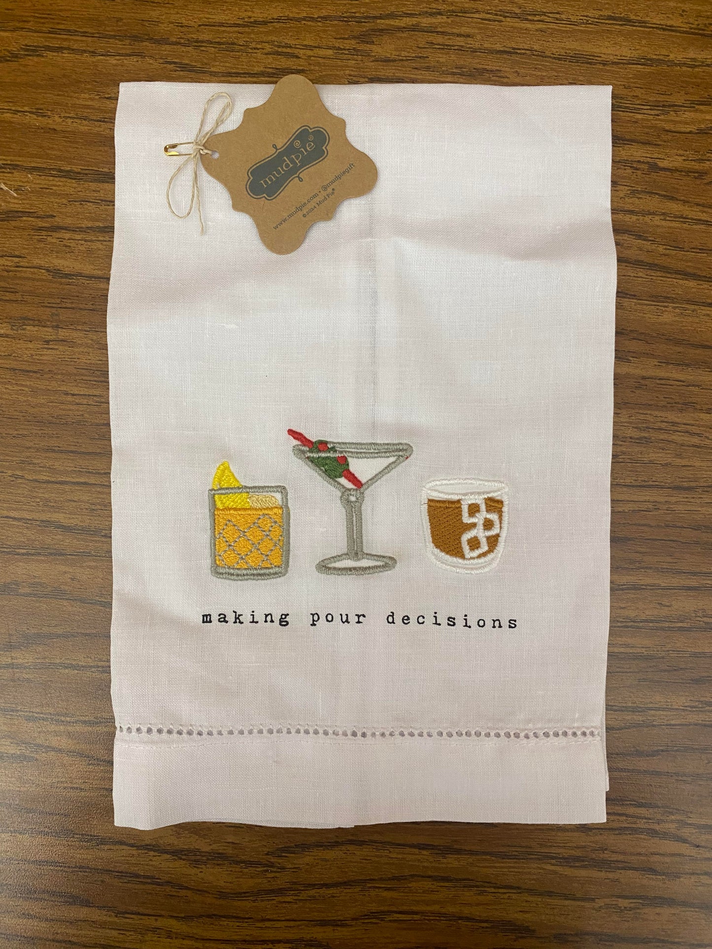 MP Cocktail Icon Embroidered Towel