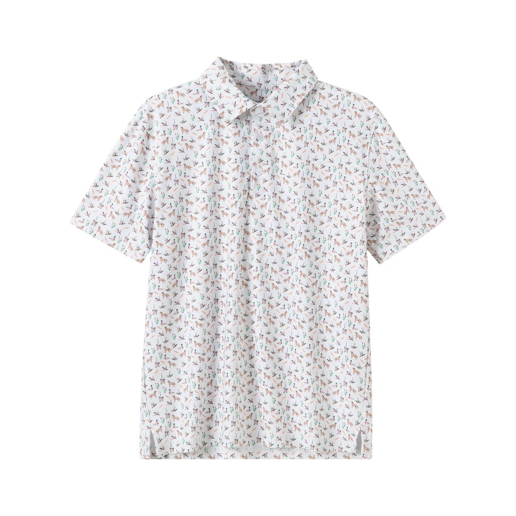 Meripex Performance Polo Waterfowl Print