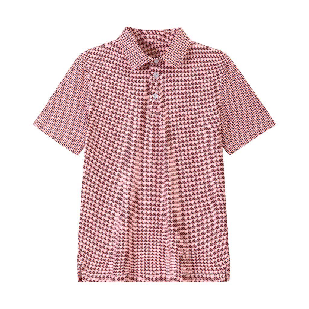 Meripex Performance Polo Micro SC - Orange/Purple