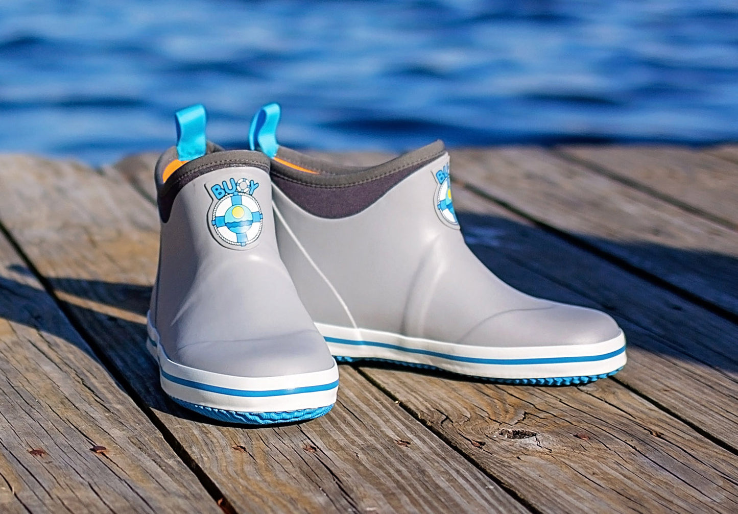 Buoy Boots Gray/Blue