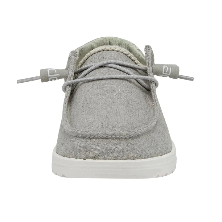 Hey Dude Wendy Chambray Braid Grey