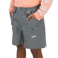 AFTCO Youth Original Fishing Shorts - Charcoal