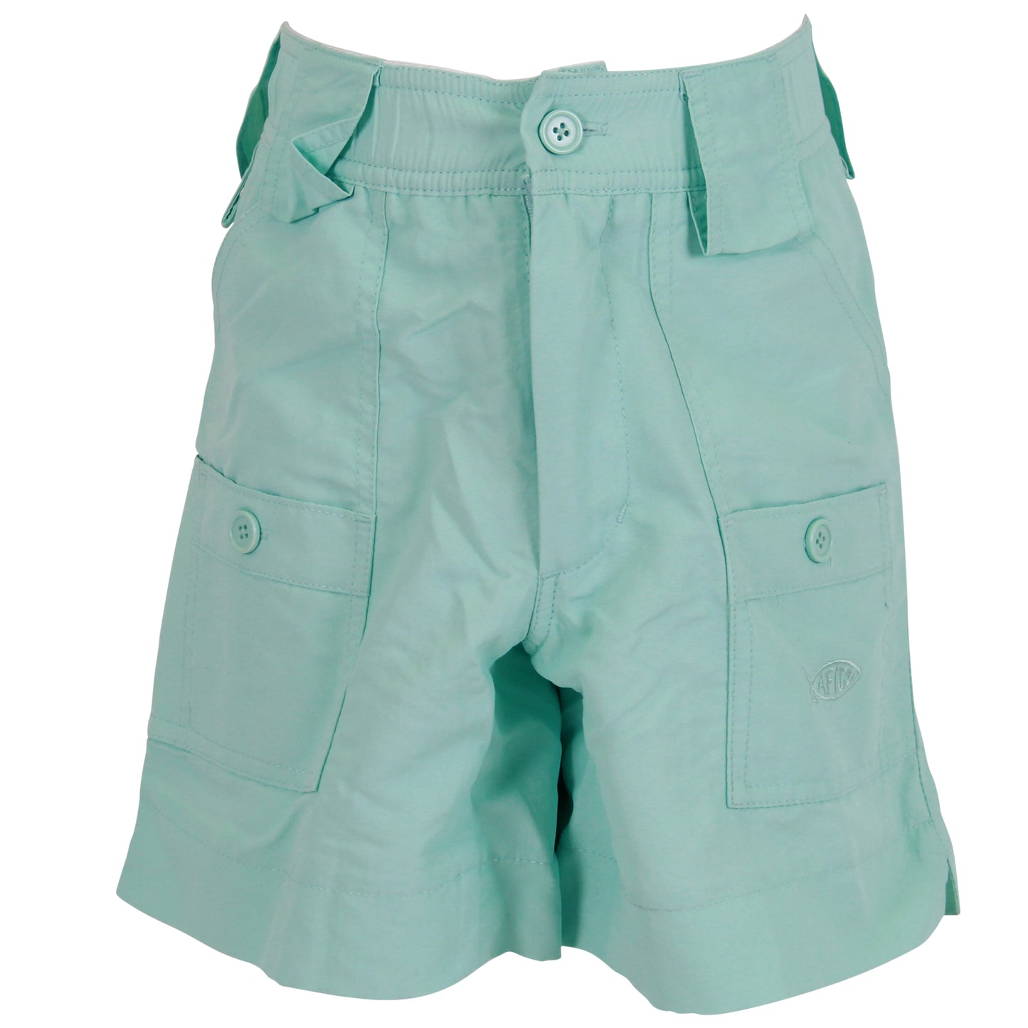 Aftco Youth Original Fishing Shorts Mint