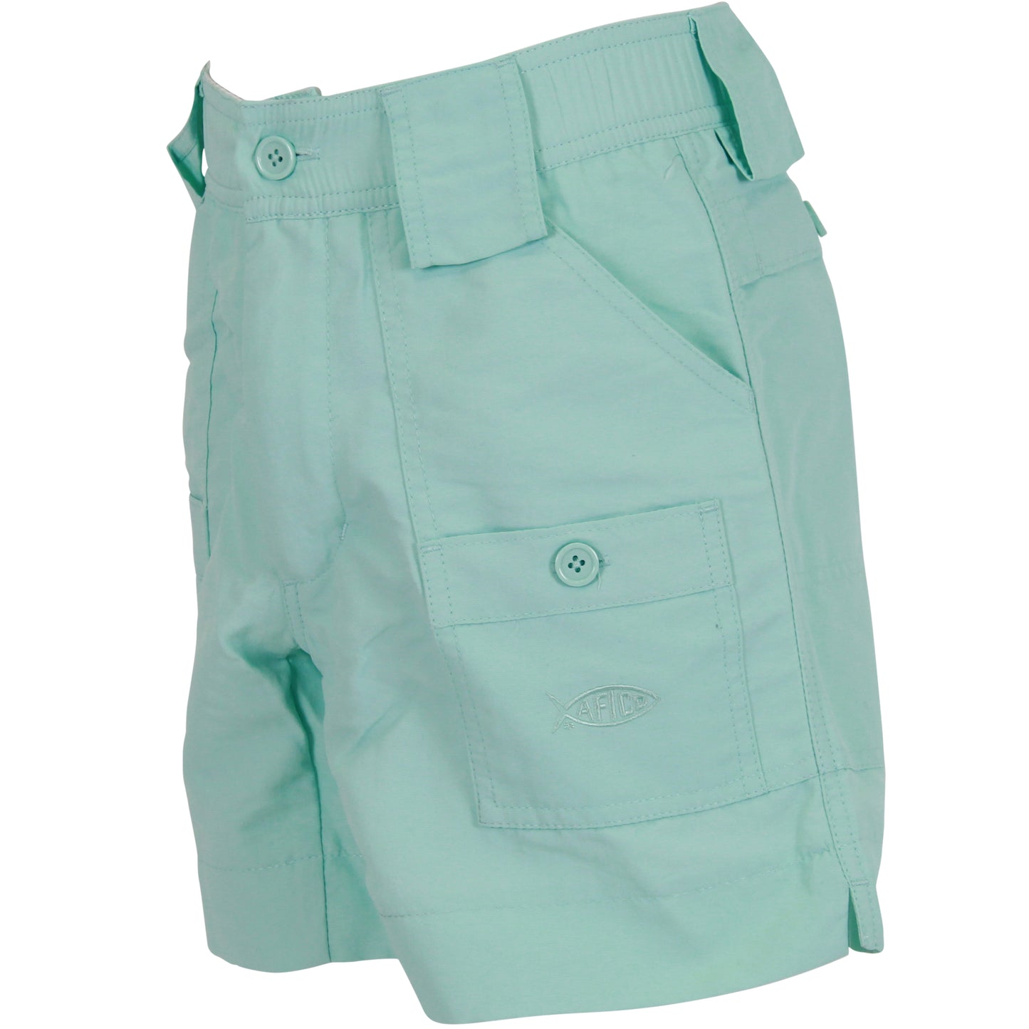 Aftco Youth Original Fishing Shorts Mint