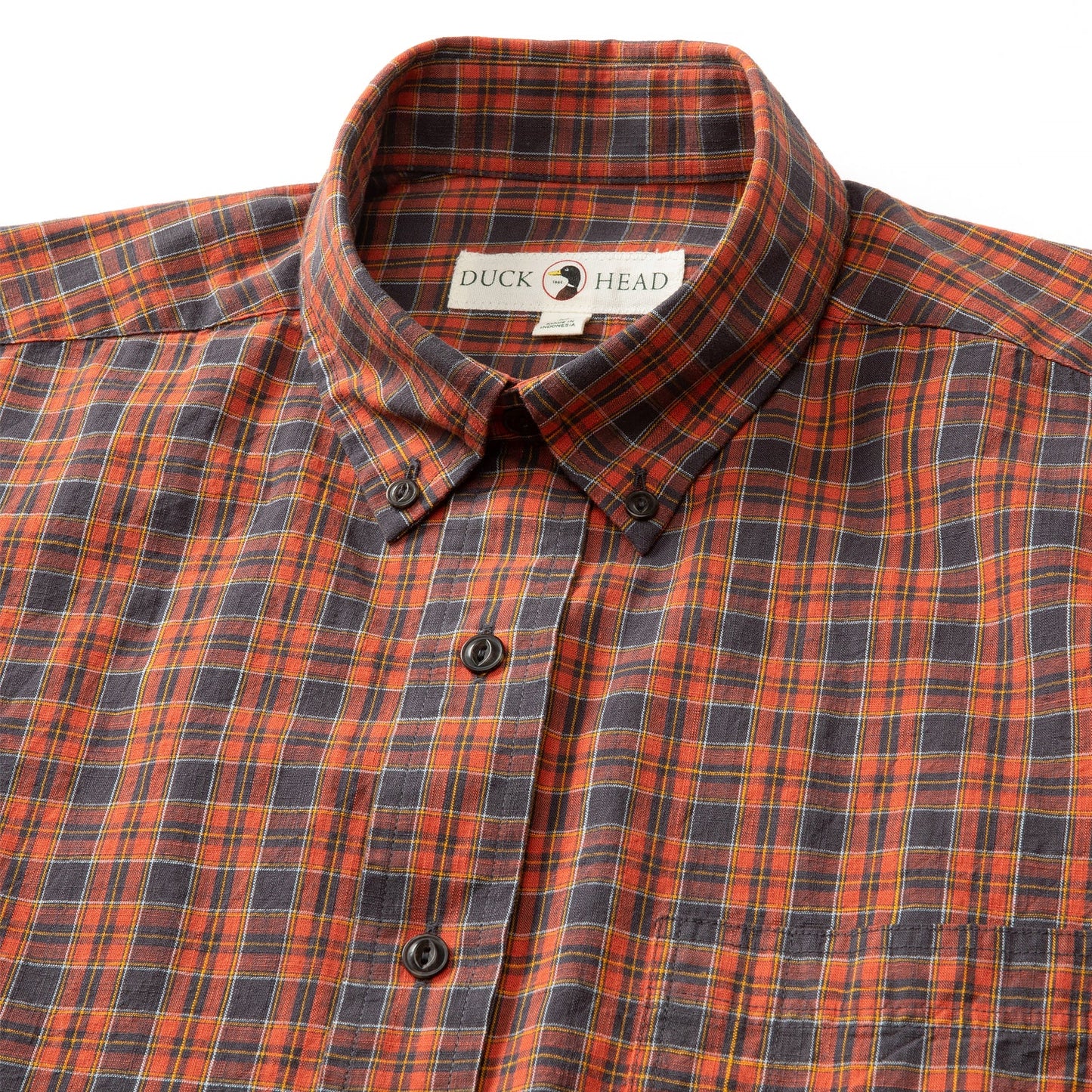 Duck Head Abbott Slub Plaid Shirt