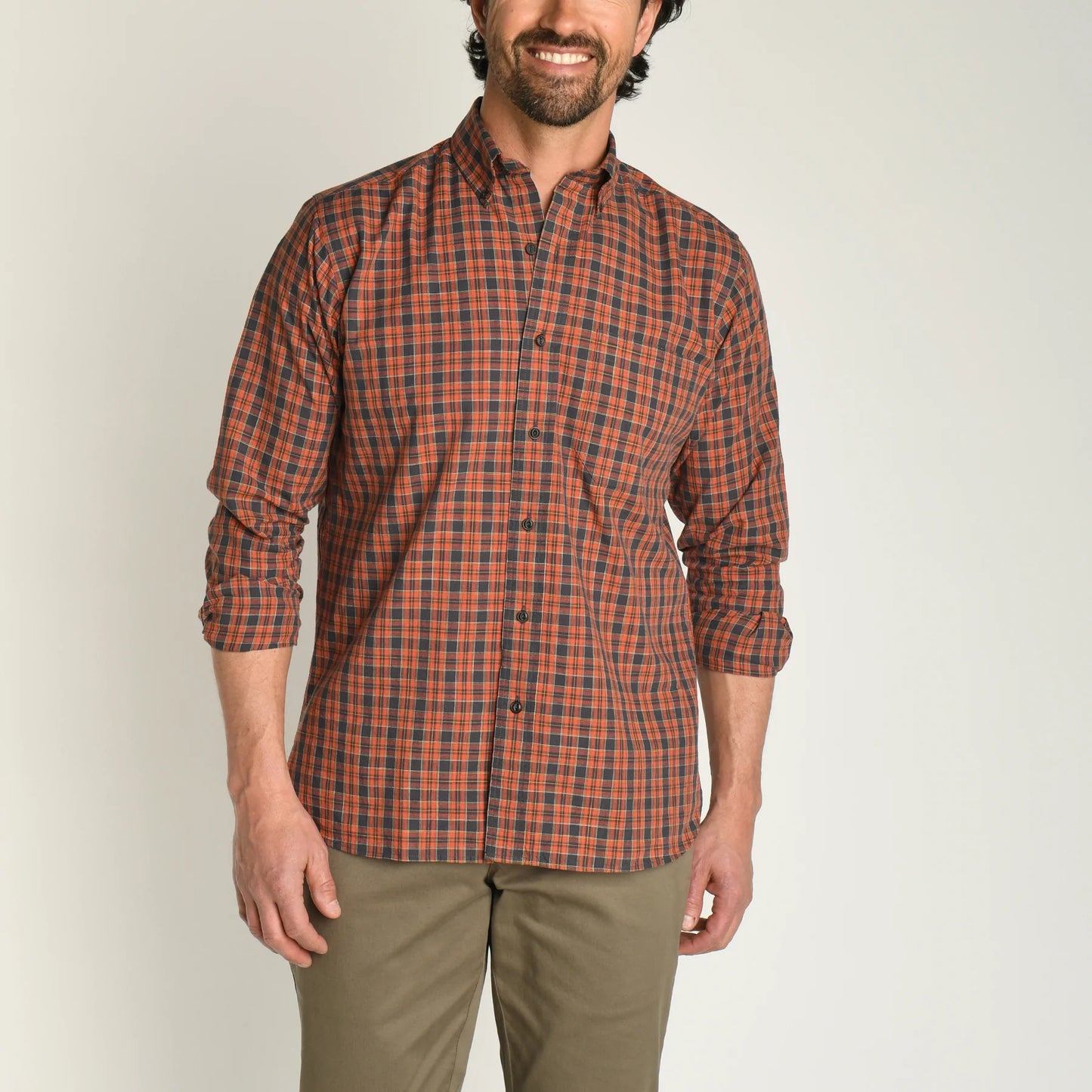 Duck Head Abbott Slub Plaid Shirt