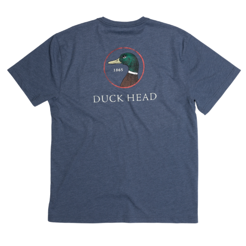 Duck Head Logo S/S Tee Navy Blue