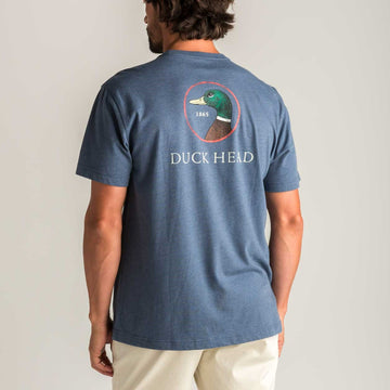 Duck Head Logo S/S Tee Navy Blue
