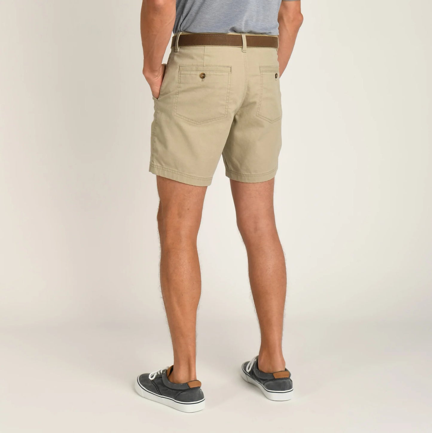 Duck Head 7in Field Canavas Camp Short Khaki