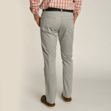 Duck Head Shoreline Twill 5 Pocket Pants Limestone Grey