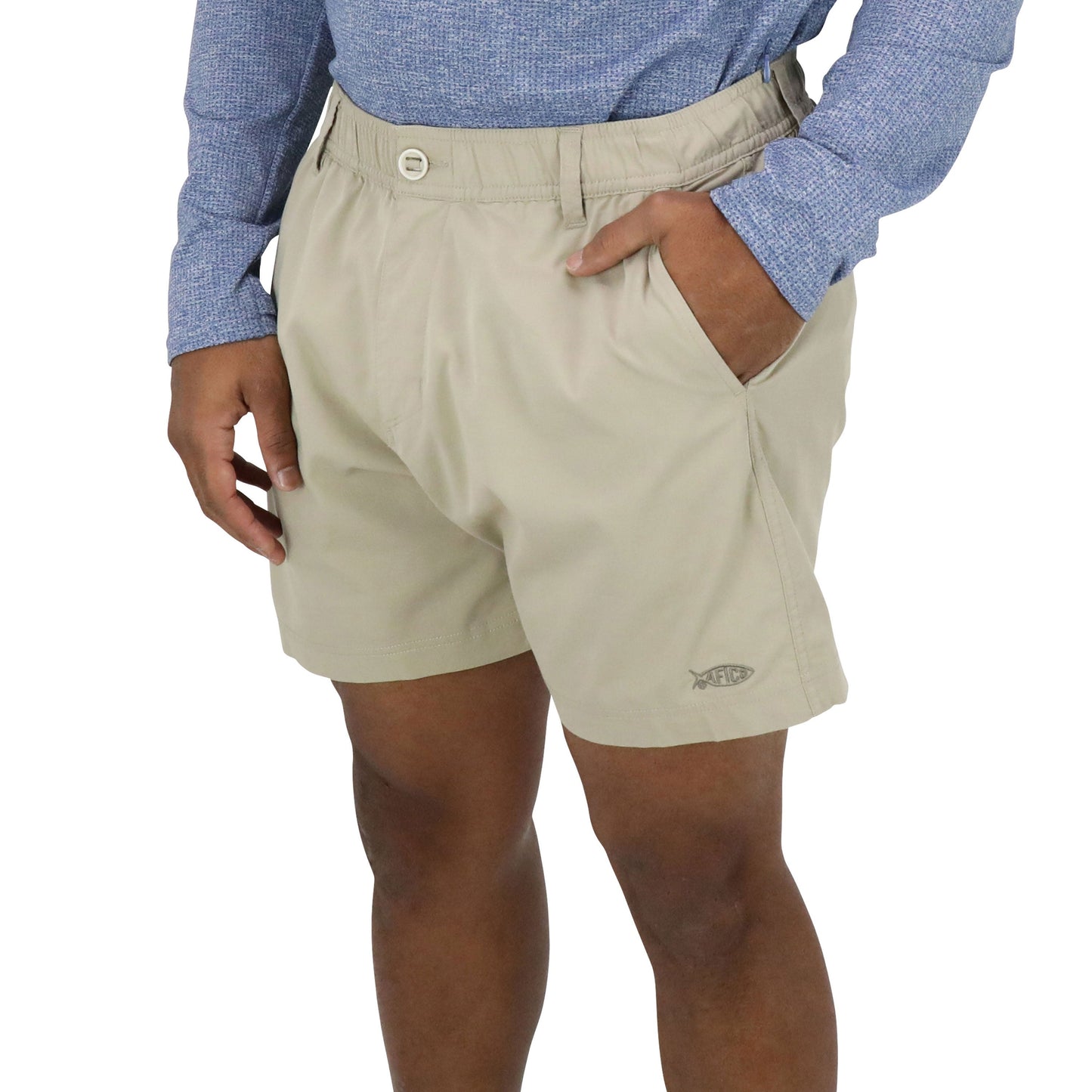 AFTCO Landlocked Short Khaki