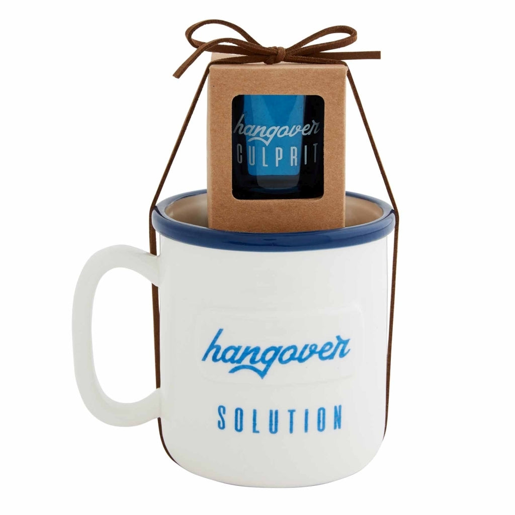 Mudpie Men's Mug and Shot Glass Set