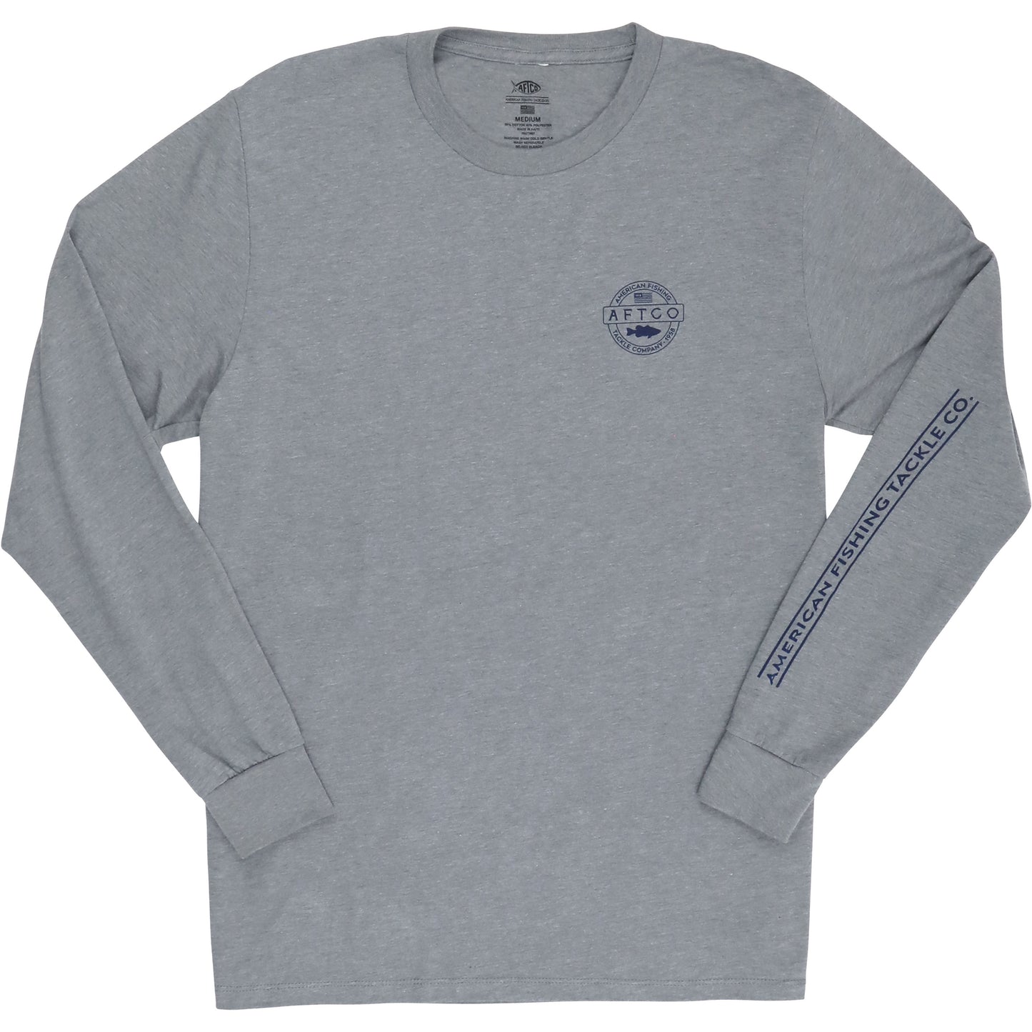 Aftco Men's Bass Patch L/S Shirt