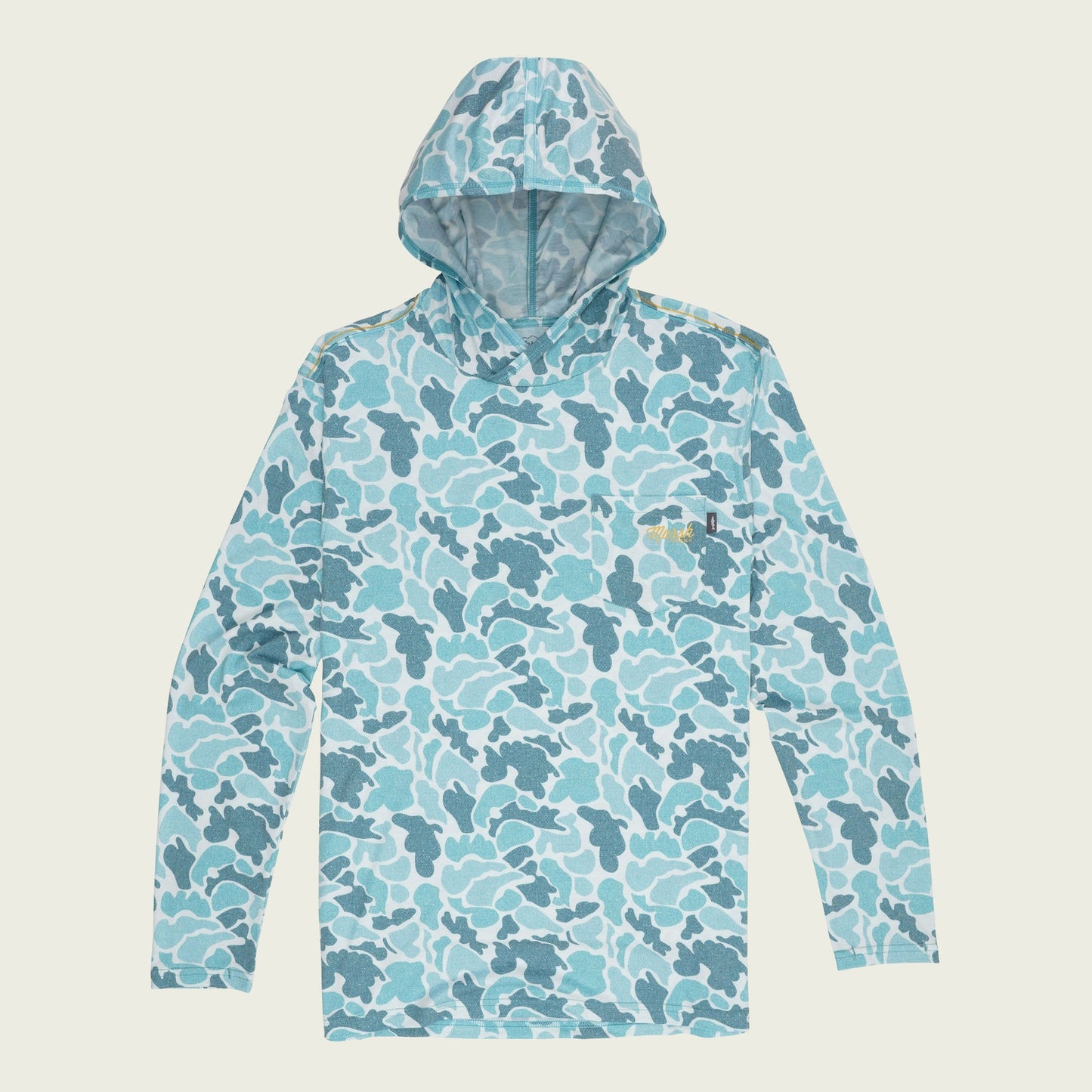 Marsh Wear Pamlico L/S Hood Teal Camo