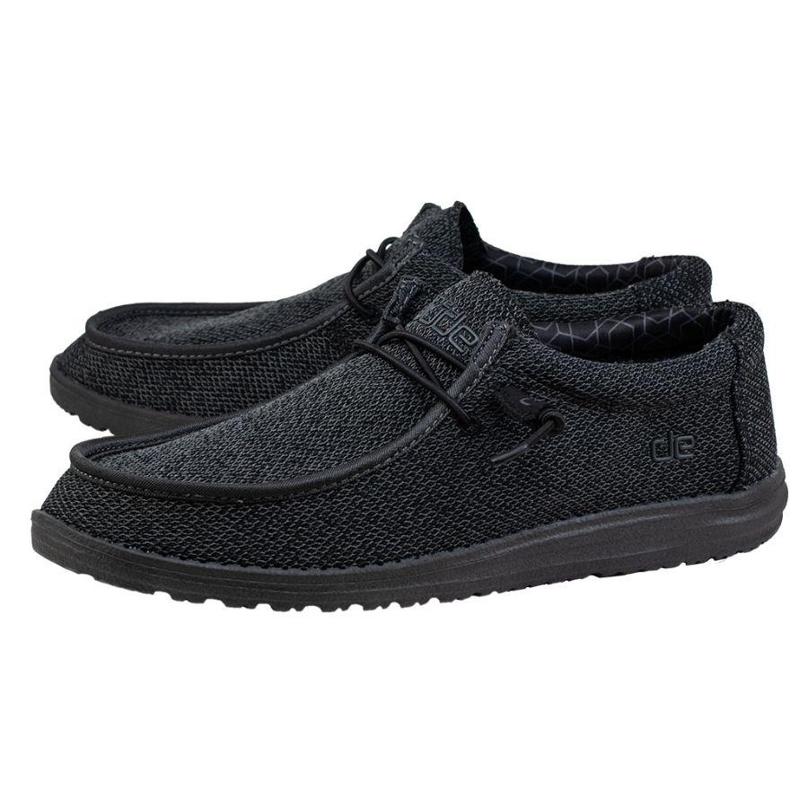Hey Dude Wally Sox Micro Total Black