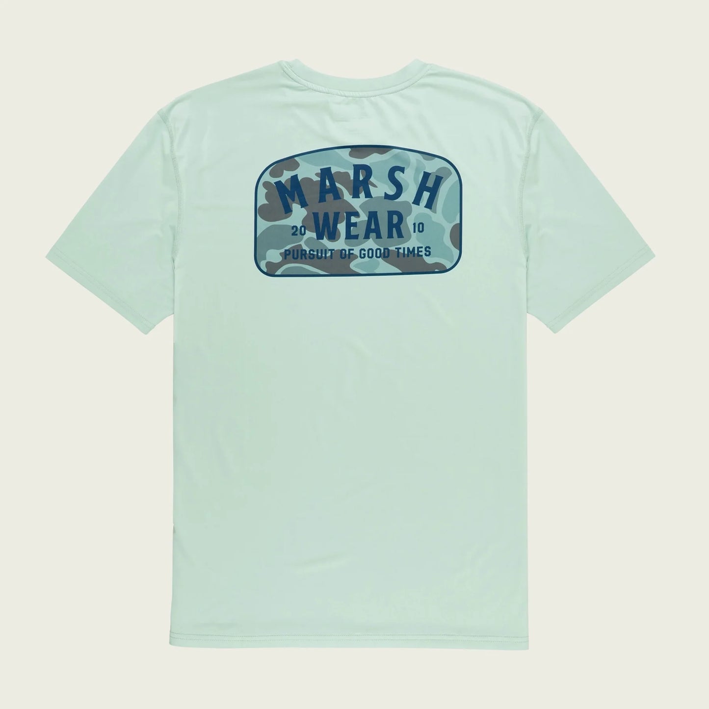 Marsh Wear Alton Camo SS Performance Shirt Moonstone