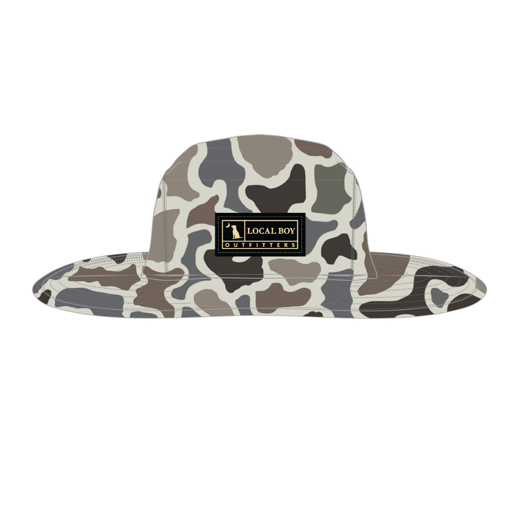 Boonie Hat by John Boy, Camo, Black/Green | Gardener's Edge