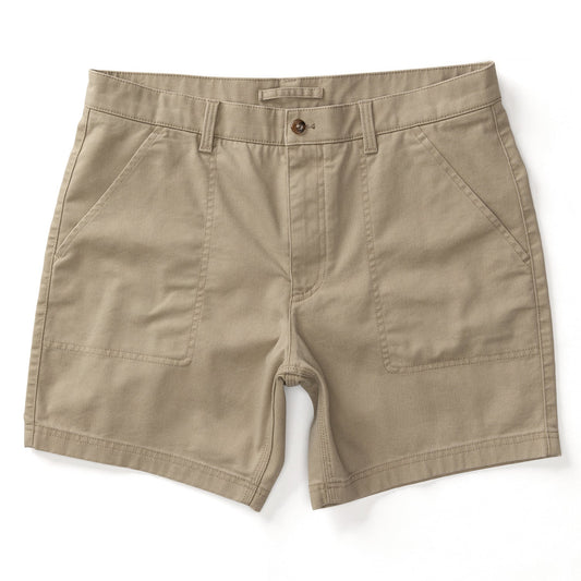 Duck Head 7in Field Canavas Camp Short Khaki