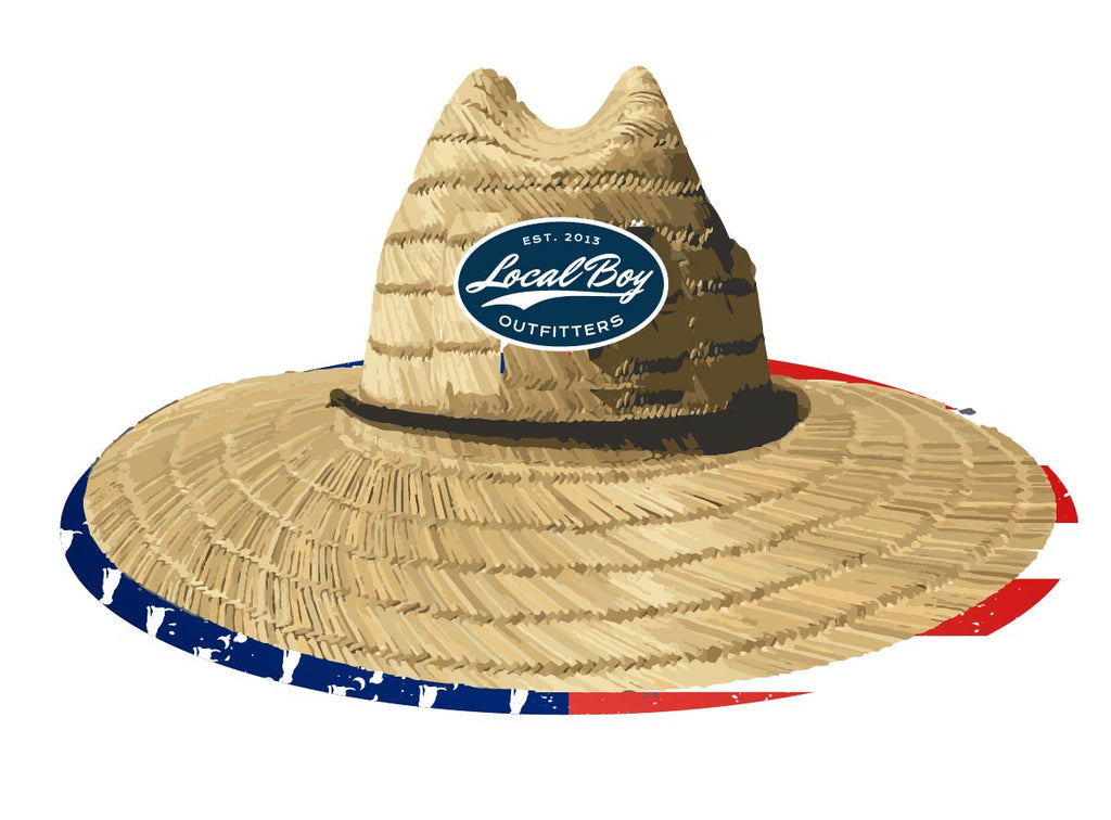 Local Boy Palm Breeze Straw Hat