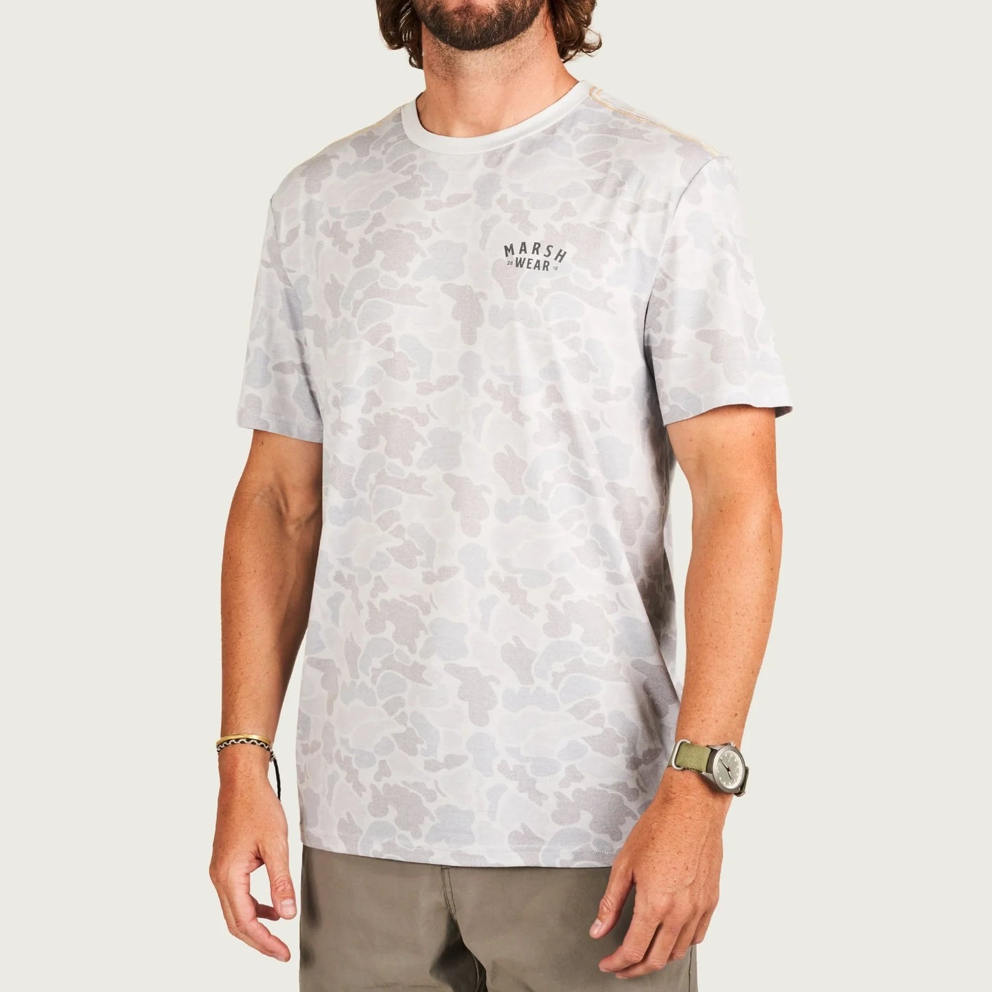 Marsh Wear Stackhouse Hagood SS Shirt- Gray Camo