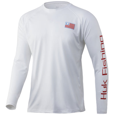 HUK- Huk and Bars L/S White