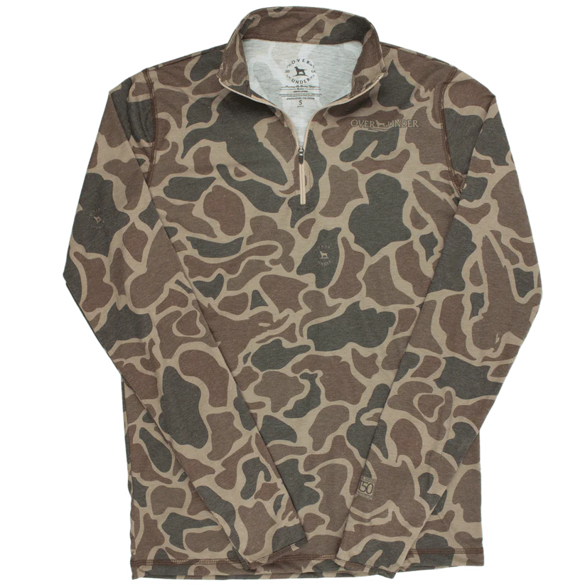 Over Under Core Layer 1/4 Zip Pullover Duck Camo