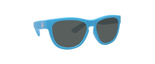 Mini Shades Classic (Age 0-3) Baby Blue Polarized Grey