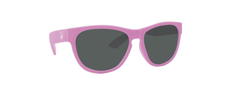 Mini Shades Classic (Age 0-3) Powder Pink Polarized Grey