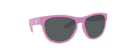 Mini Shades Classic (Age 0-3) Powder Pink Polarized Grey
