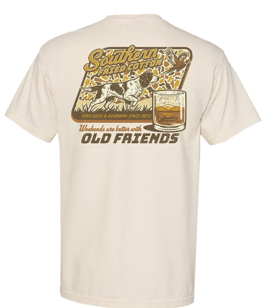 SoFriCo Bird Dogs And Bourbon Tshirt - Ivory