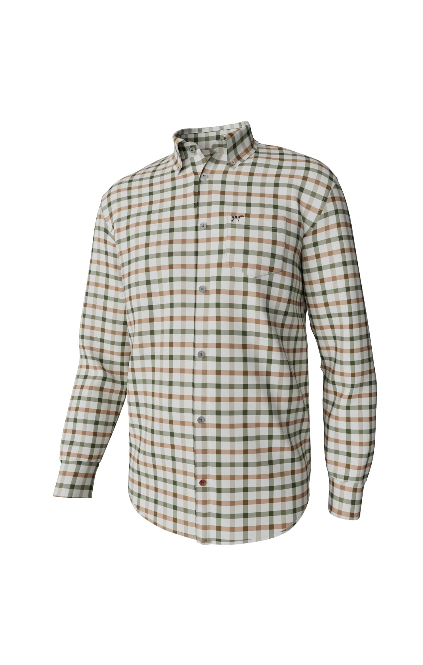 Hadley Luxe Burke Tattersall Button Down - Cypress