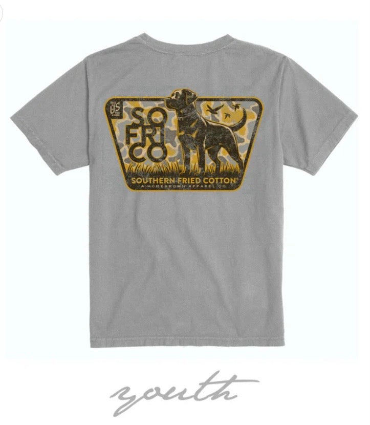 SoFriCo Youth SS Tshirt Duck Camo - Granite