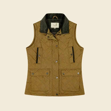 Dixie Decoys Ladies' South Creek Quilted Vest - Khaki