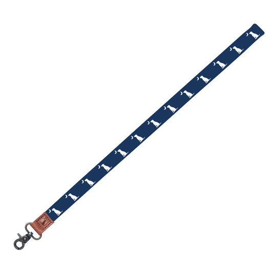 Local Boy Long Lanyard - Navy Dog & Moon