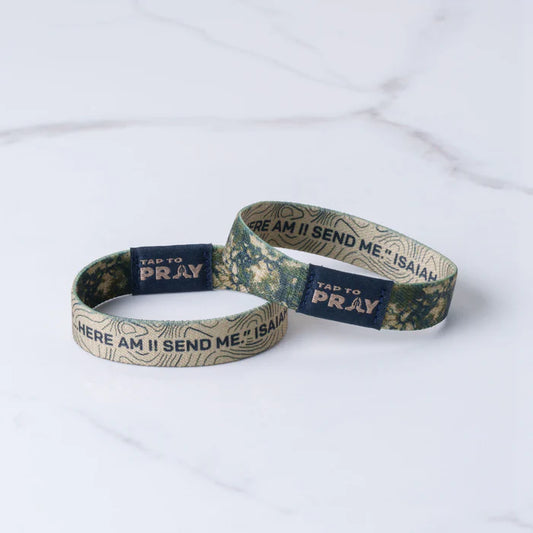 Tap To pray Wristband - Valor Camo