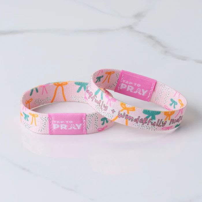 Tap To Pray Wristbands - Fearfully & Wonderfully Made