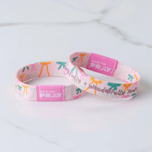 Tap To Pray Wristbands - Fearfully & Wonderfully Made