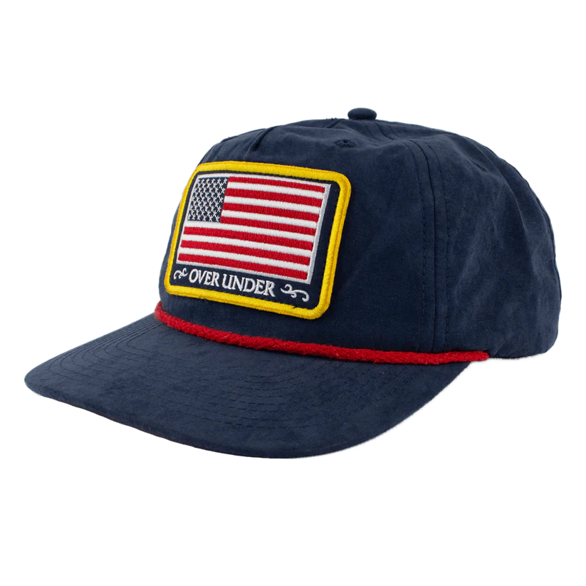 Over Under  OLD Glory Retro Rope Hat