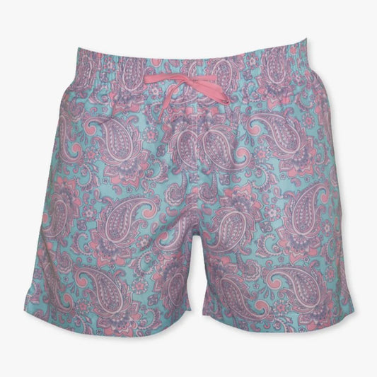 Meripex 4-Way Stretch Swim Trunks-Paisley