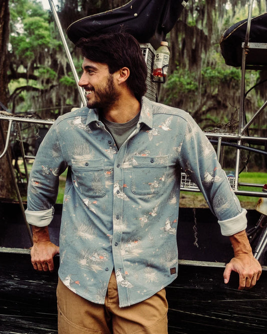 Marsh Wear Fireside Overshirt - Goblin Blue