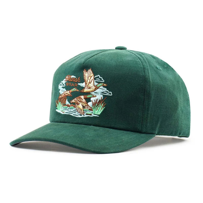 Marsh Wear Heritage Snapback Hat Duck - Green