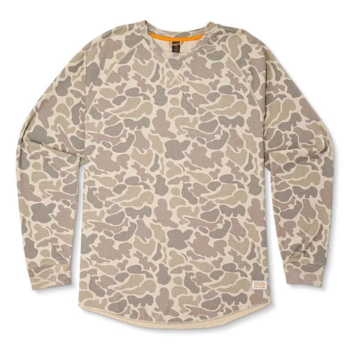 Marsh Wear Surfside Waffle Knit - Khaki Mallard Camo