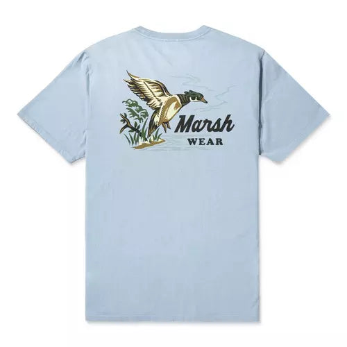 Marsh Wear Heritage Wood Tee - Dusty Blue