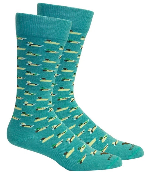 Brown Dog Currituck Socks - Teal