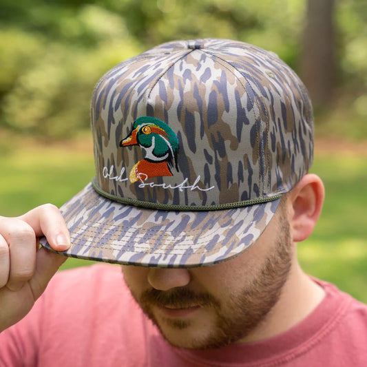 Old South Wood Duck Head Osland Camo Trucker Hat