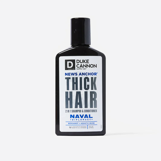 Duke Cannon News Anchor 2-IN-1 Hair Wash - Naval Diplomacy