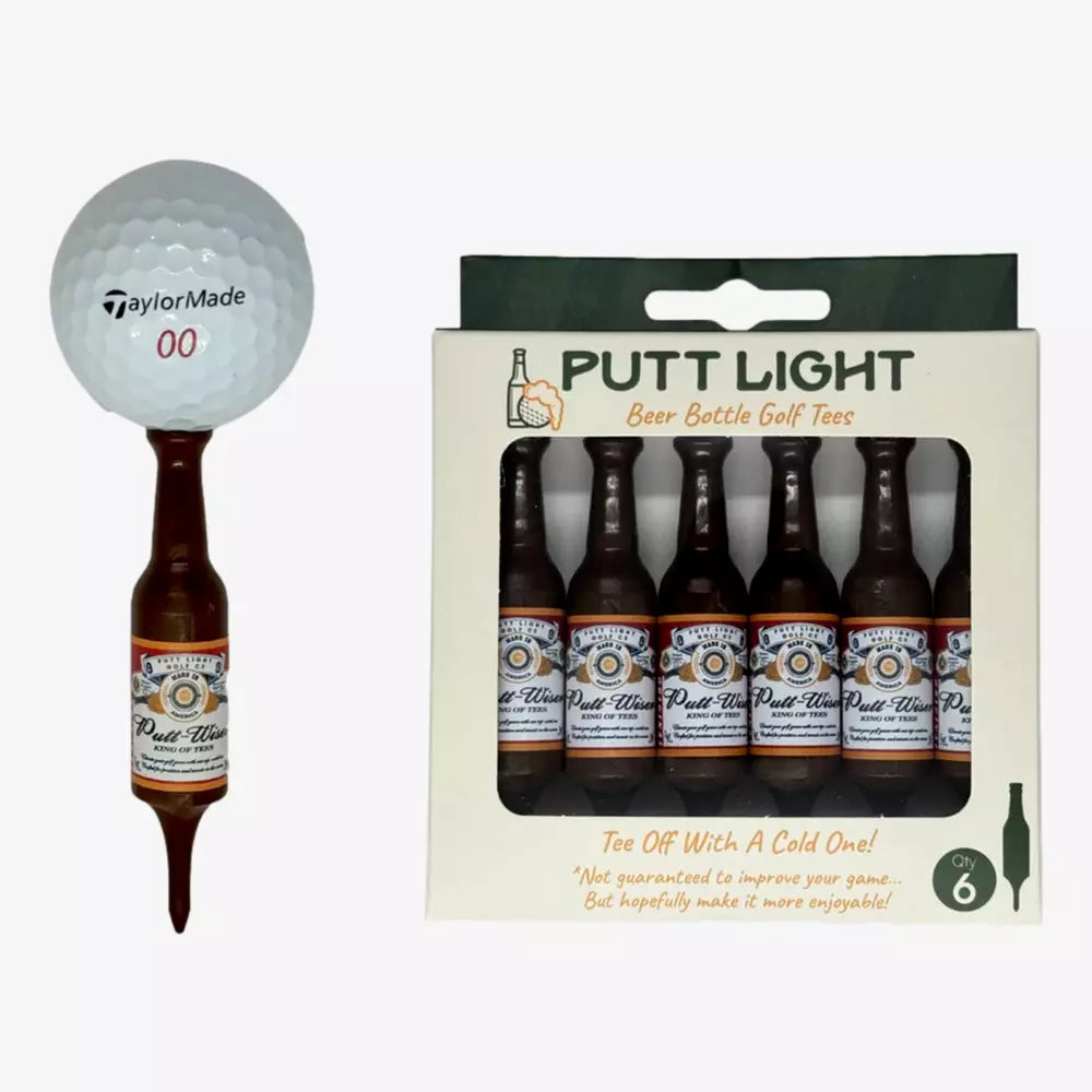 Putt Light Beer Bottle Golf Tees - Budweiser
