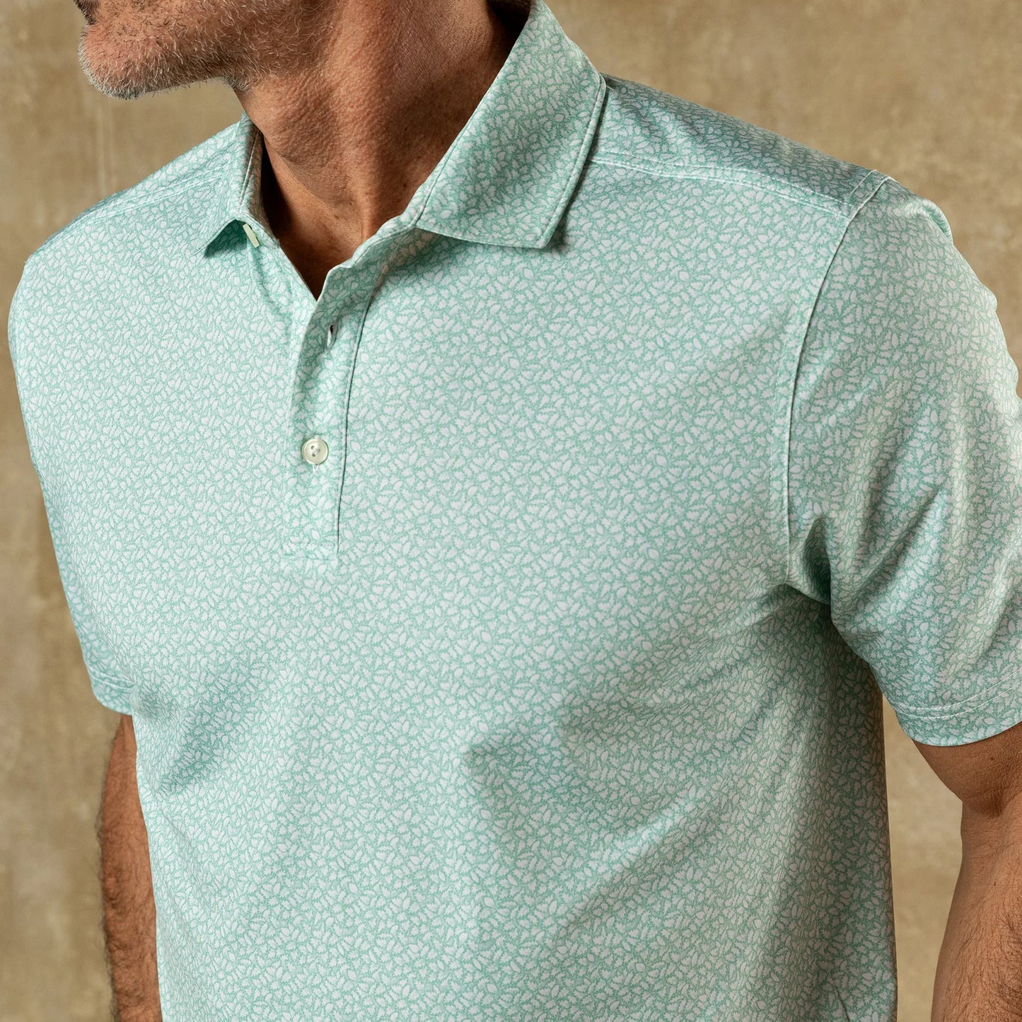 Duck Head Long Drive Performance Polo - Seafoam Green