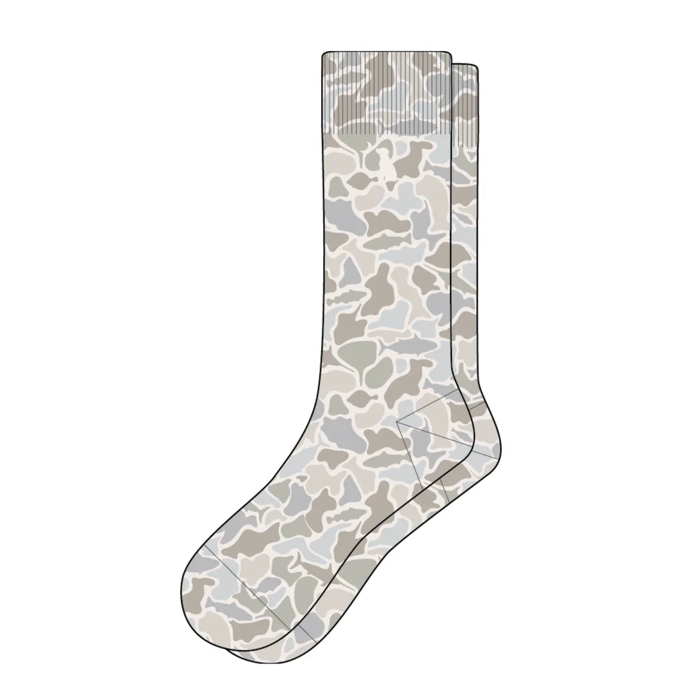 Local Boy Dress Socks - Saltwater Camo